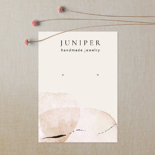 Carte De Visite Aquarelle artistique Écouteurs Bijoux Display