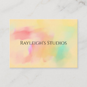 Carte de visite aquarelle Bohème Cottage Shabby Ch