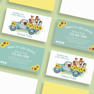 Carte De Visite Aquarelle Chien Grossiste Services de soins pour a