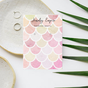 Carte De Visite Aquarelle colorée Porte-mère gagnante