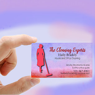 Carte De Visite Aquarelle de la maison