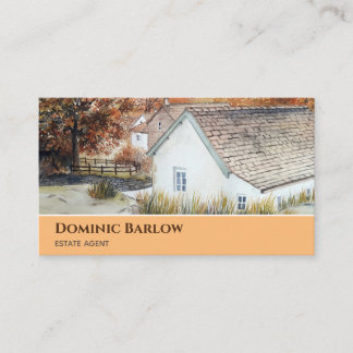Carte De Visite Aquarelle du district du lac Buttermere Village
