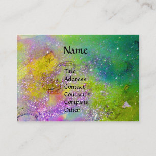 Carte De Visite Aquarelle Imaginaire FAIRY ET GRIFFIN