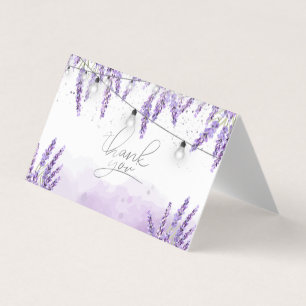 Carte De Visite Aquarelle Lavander