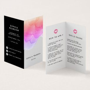 Carte De Visite Aquarelle Lip Produit Distributeur Conseils et ast