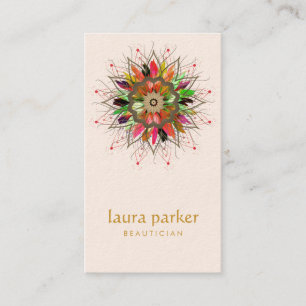 Carte De Visite Aquarelle Lotus Fleur Logo Massage de guérison Yog