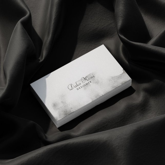 Carte De Visite Aquarelle minimaliste (Créateur téléchargé)