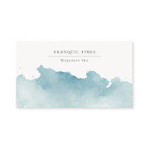 Aquarelle minimaliste moderne Aqua Spa