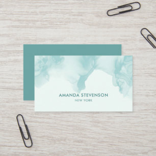 Carte De Visite Aquarelle moderne abstraite