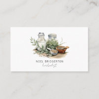 Aquarelle Plante Herbaliste moderne