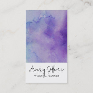 Carte de visite aquarelle pour organisatrice de ma