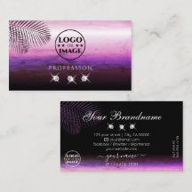 Aquarelle rose violet Palm Bijoux Feuille Ajouter