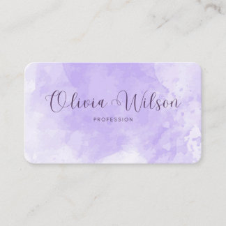 Carte De Visite Aquarelle unique moderne