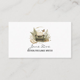 Carte de visite aquarelle vintage d'auteur