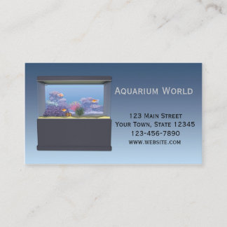 Carte De Visite Aquarium de poissons