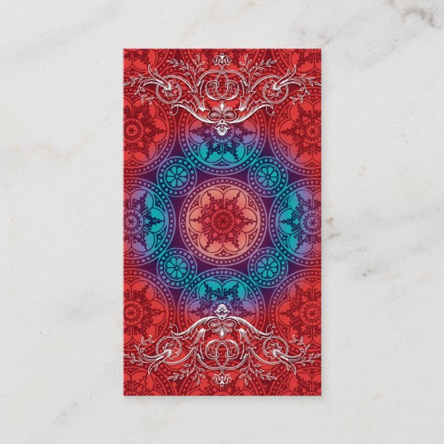 Carte De Visite Arabesque victorien, GLORIOSA (Devant)