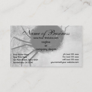 Carte De Visite Araignée souriante par Odilon Redon