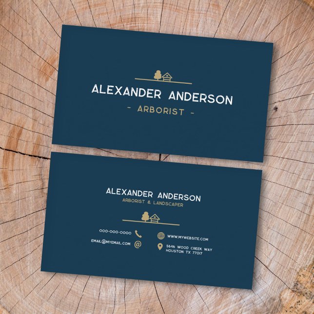Carte De Visite arboriculteur (Arborist Business Card)