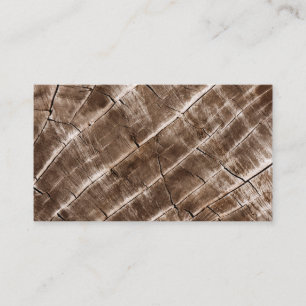 Carte De Visite Arbre anneau de bois texture du grain