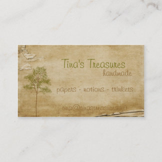 Carte De Visite Arbre antique