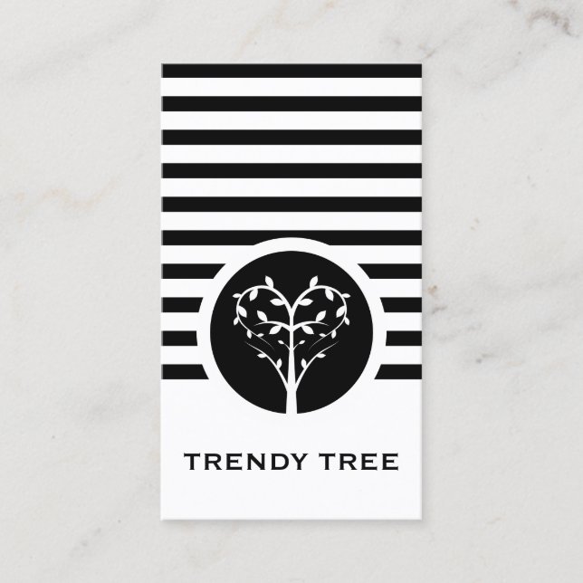 Carte De Visite Arbre Chic trié (Devant)