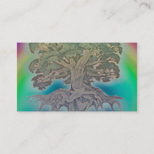 Carte De Visite Arbre d'arc-en-ciel