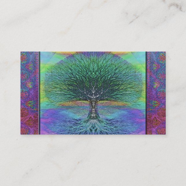 Carte De Visite Arbre de la vie par Amelia Carrie (Devant)