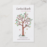 Arbre doux avec nid et coeur