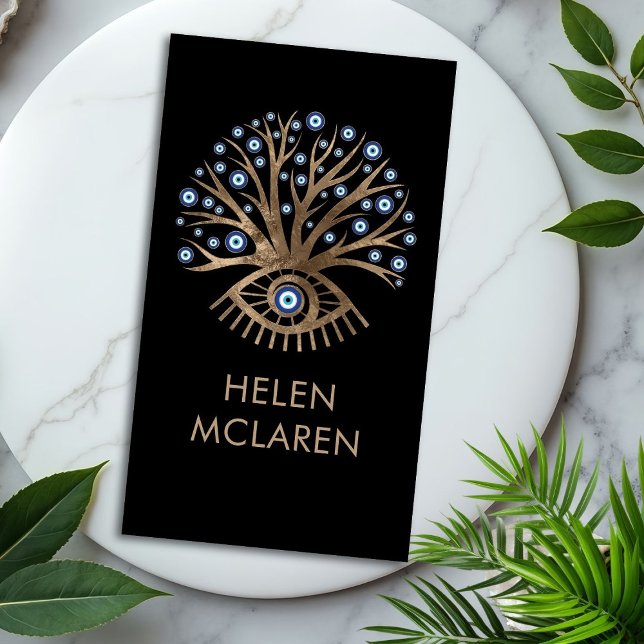 Carte De Visite Arbre oculaire grec - Mati Mataki (Créateur téléchargé)