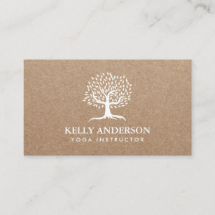 Cartes De Visite Arbre Elegant Zazzle Fr