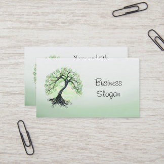 Carte De Visite Arbre vert de la vie