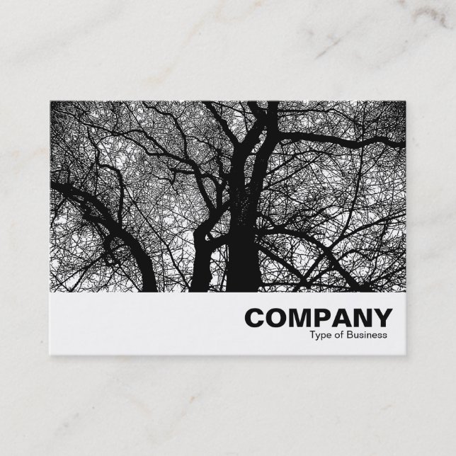 Carte De Visite Arbres à Contraste Élevé (Devant)