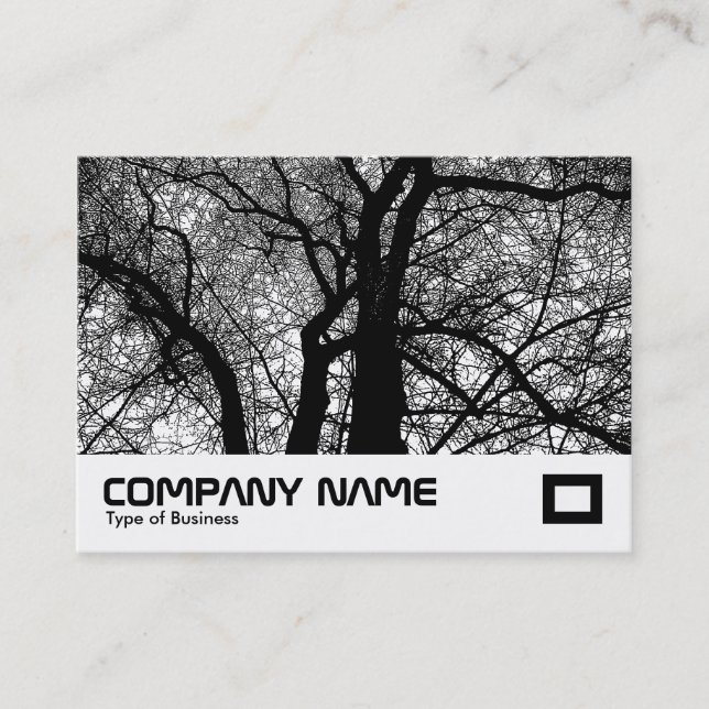 Carte De Visite Arbres à fort contraste (Devant)