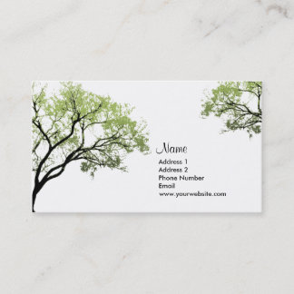 Carte De Visite Arbres de ressort