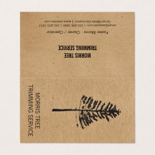 Carte De Visite Arbres   Paysage   Gardener