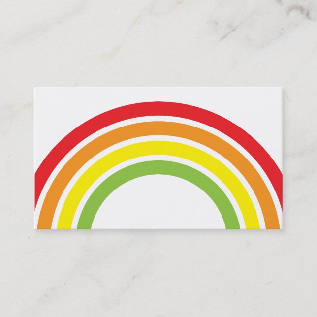 Carte De Visite arc-en-ciel (Devant)