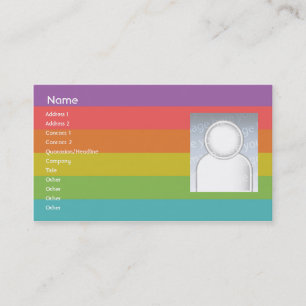 Carte De Visite Arc-en-ciel - affaires