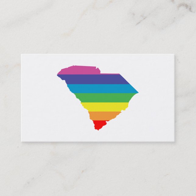 Carte De Visite arc-en-ciel de carolina sud (Devant)