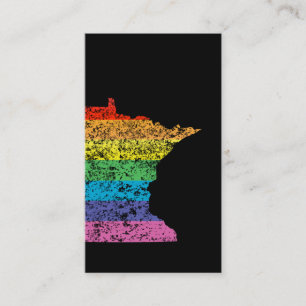 Carte De Visite arc-en-ciel du minnesota