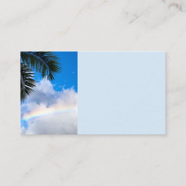 Carte De Visite Arc-en-ciel hawaïen (Devant)