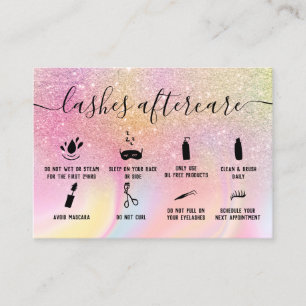 Carte De Visite Arc-en-ciel se lâche après la parties scintillan