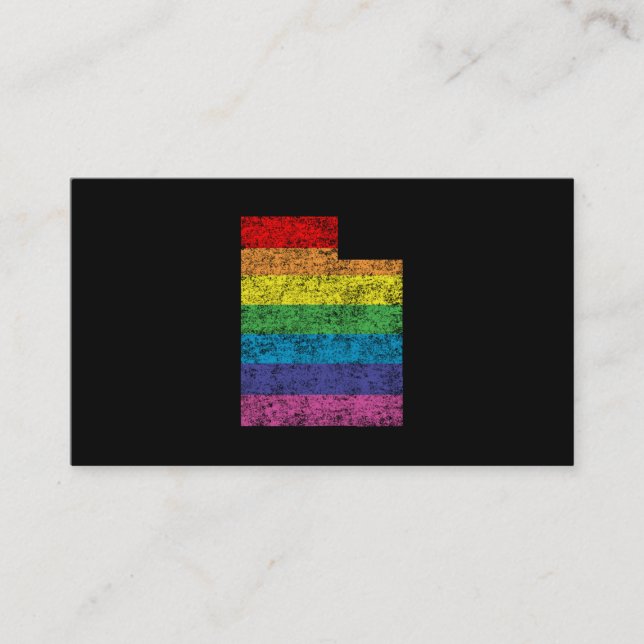 Carte De Visite arc-en-ciel utah (Devant)