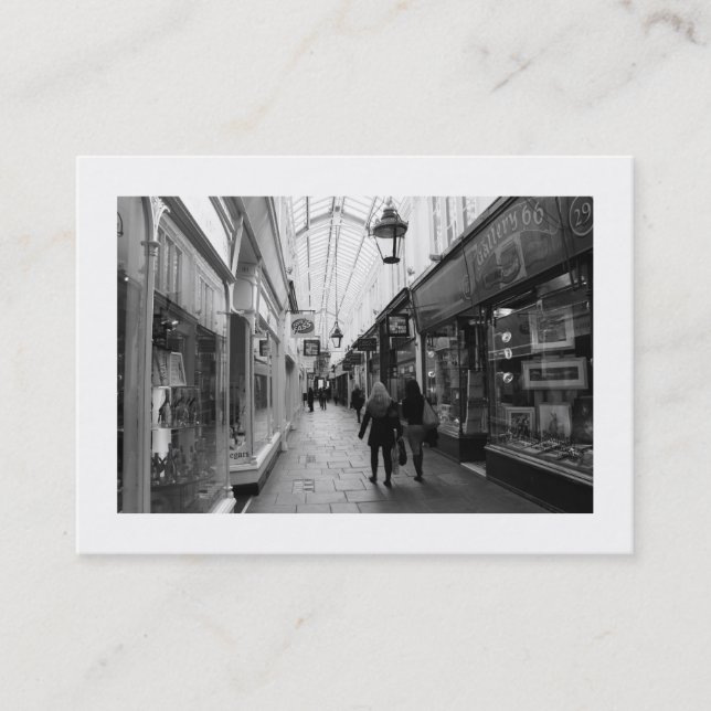 Carte De Visite Arcade Commerciale (Bordé) (Devant)