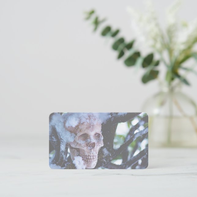 Carte De Visite Arcane Hiver I (Debout devant)