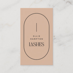 Carte De Visite Arch flush Lashes Beauté Minimaliste Personnalisab