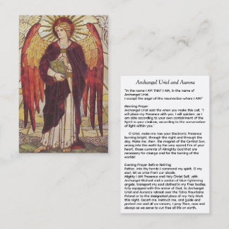 Carte De Visite Archange Uriel et Aurora