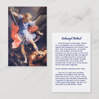 Carte De Visite Archangel Michael