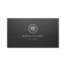 Architect House Icon Dark Brusk Metal