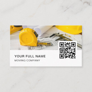 Carte De Visite Architecte Code QR Logo Médias sociaux