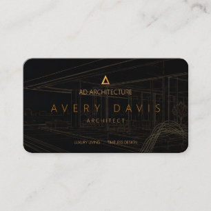 Carte De Visite Architecte de Penthouse Luxueux